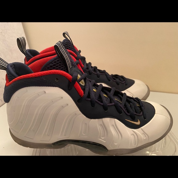 NIKE AIR FOAMPOSITE ONE OLYMPIC (GS) SIZE 7Y EXCELLENT TO NEAR MINT CONDITION - Picture 7 of 13